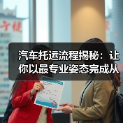 汽车托运流程揭秘:让你以最专业姿态完成从发件到交付的每一步(图1) 汽车托运流程揭秘:让你以最专业姿态完成从发件到交付的每一步(图1)