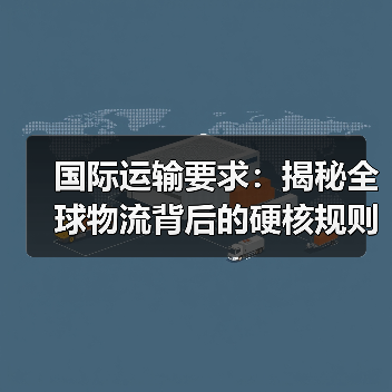 国际运输要求:揭秘全球物流背后的硬核规则(图4) 国际运输要求:揭秘全球物流背后的硬核规则(图4)