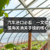 汽车进口必看:一文搞懂海关清关手续的核心秘密(图1) 汽车进口必看:一文搞懂海关清关手续的核心秘密(图1)
