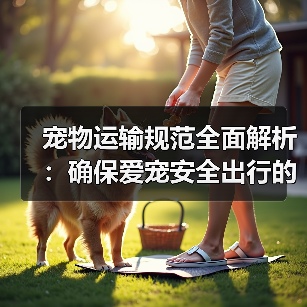 宠物运输规范全面解析:确保爱宠安全出行的最佳指南(图2) 宠物运输规范全面解析:确保爱宠安全出行的最佳指南(图2)