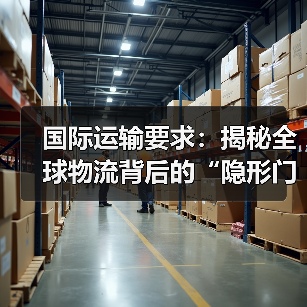 国际运输要求:揭秘全球物流背后的“隐形门槛”(图3) 国际运输要求:揭秘全球物流背后的“隐形门槛”(图3)