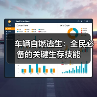 车辆自燃逃生：全民必备的关键生存技能（图1）