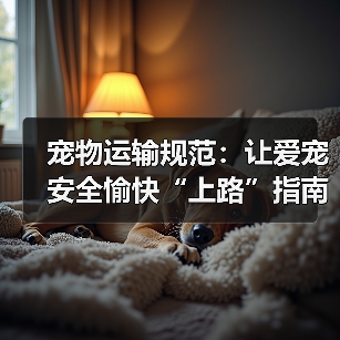宠物运输规范:让爱宠安全愉快“上路”指南(图4) 宠物运输规范:让爱宠安全愉快“上路”指南(图4)