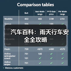 汽车百科:雨天行车安全全攻略(图4) 汽车百科:雨天行车安全全攻略(图4)