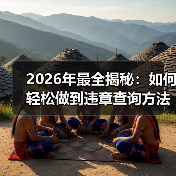 2026年最全揭秘:如何轻松做到违章查询方法的实操指南(图1) 2026年最全揭秘:如何轻松做到违章查询方法的实操指南(图1)