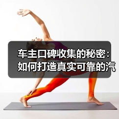 车主口碑收集的秘密:如何打造真实可靠的汽车口碑系统(图1) 车主口碑收集的秘密:如何打造真实可靠的汽车口碑系统(图1)