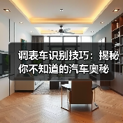 调表车识别技巧:揭秘你不知道的汽车奥秘(图3) 调表车识别技巧:揭秘你不知道的汽车奥秘(图3)