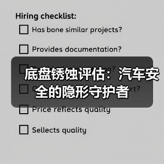 底盘锈蚀评估:汽车安全的隐形守护者(图3) 底盘锈蚀评估:汽车安全的隐形守护者(图3)