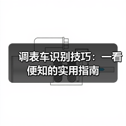 调表车识别技巧：一看便知的实用指 - 速达顺行车网汽车资讯
