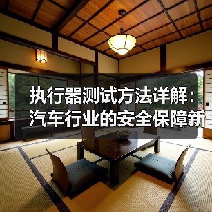 执行器测试方法详解:汽车行业的安全保障新利器(图1) 执行器测试方法详解:汽车行业的安全保障新利器(图1)
