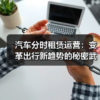汽车分时租赁运营:变革出行新趋势的秘密武器(图2) 汽车分时租赁运营:变革出行新趋势的秘密武器(图2)