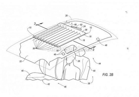 ，福特棚顶安全气囊